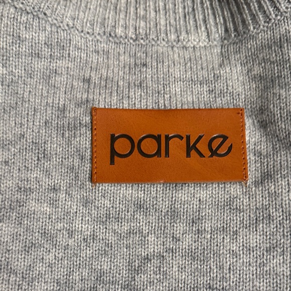 Parke Women's Classic Gray Cardigan - Picture 2 of 2
